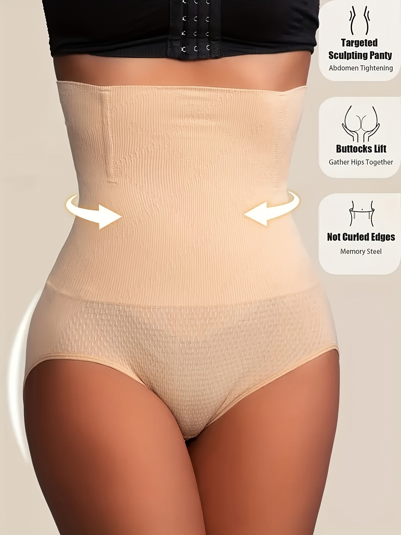 Women's High-Waist Shapewear Briefs - Butt Lift Plus Size Body Smoothing – view 9
