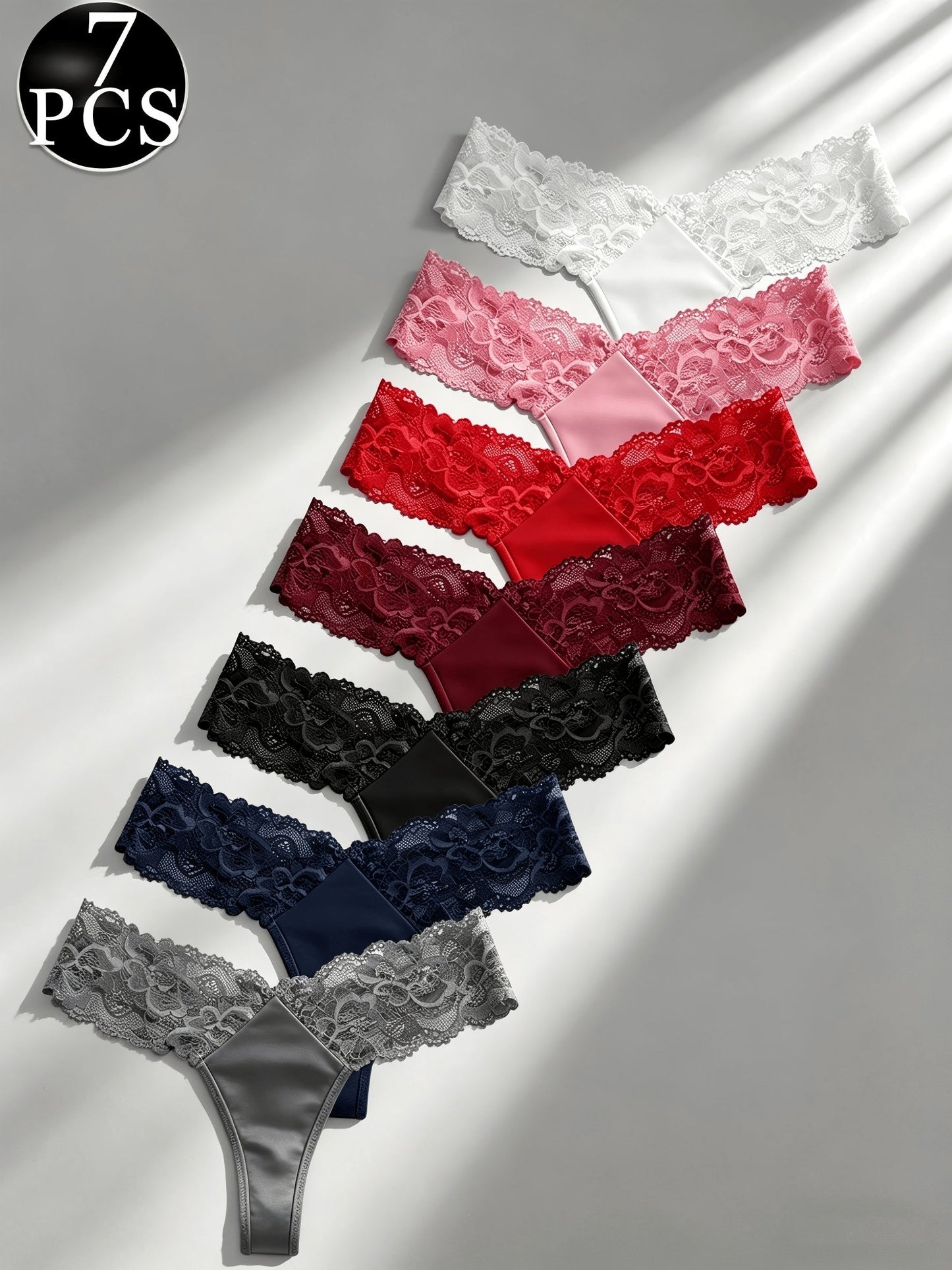 Women's Lace Thong Underwear - Everyday Comfort – view 6