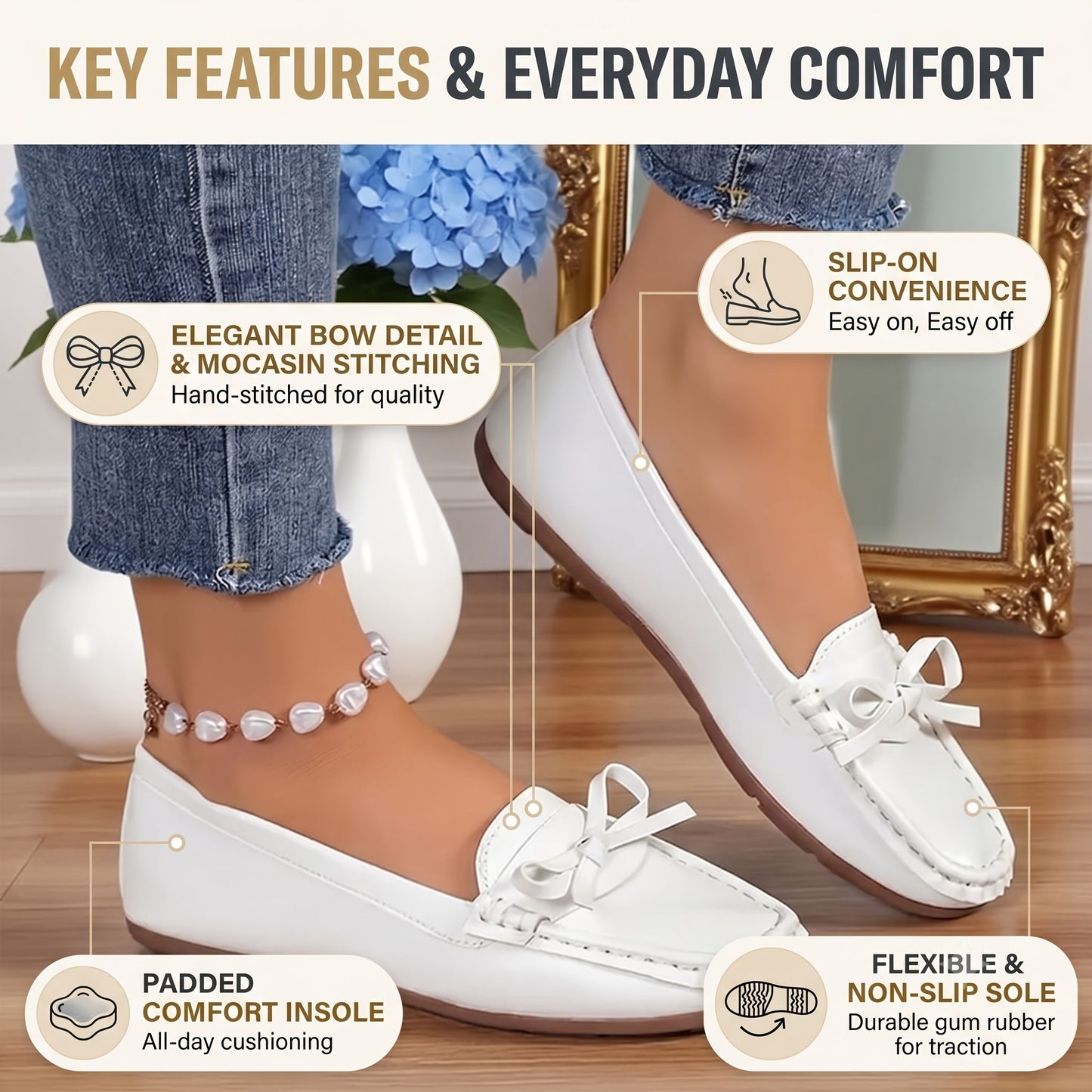 Women's Loafers & Slip-Ons – Comfort Fit Everyday Wear 58 – view 6