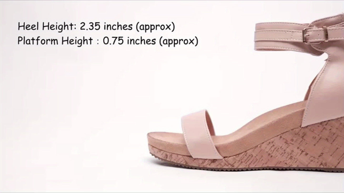 Women's Platform Sandals – Cushioned Comfort Platform Sole for Outdoor & – view 7