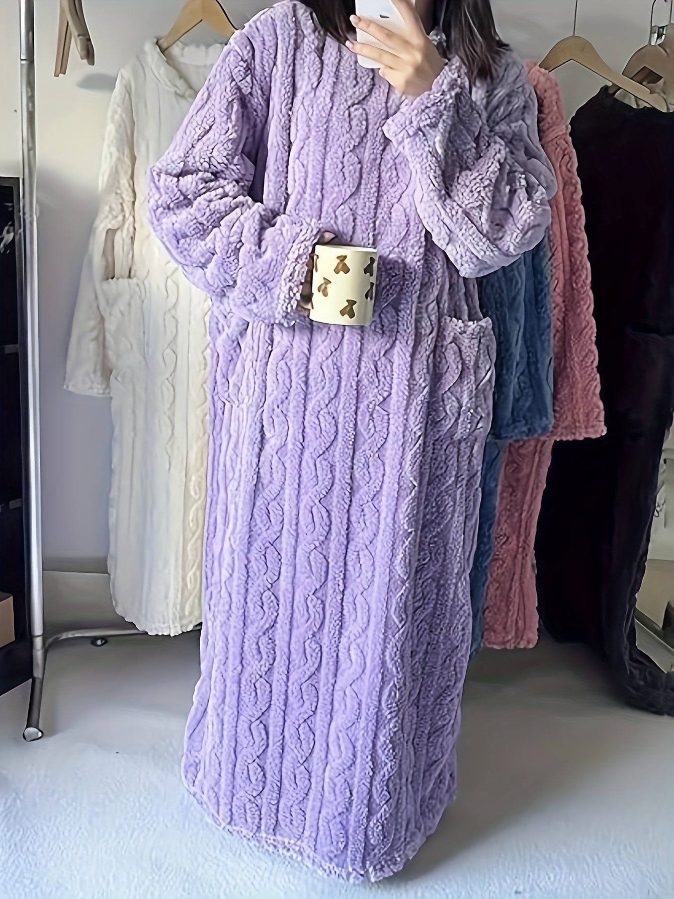 Women's Plush Robe - Plush Comfort – view 18