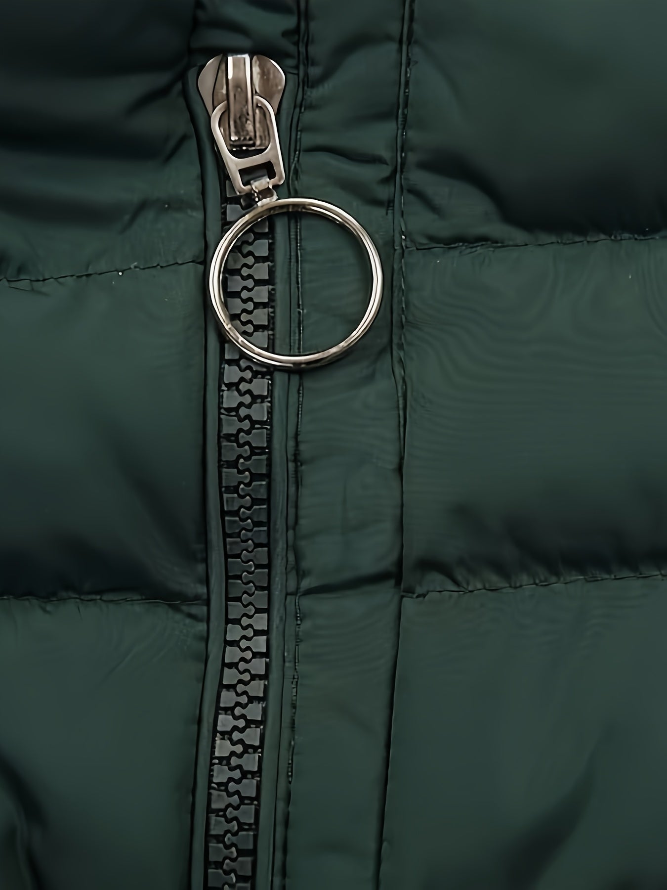 Women's Quilted Pullover Coat – Sizes S–XXL detail view
