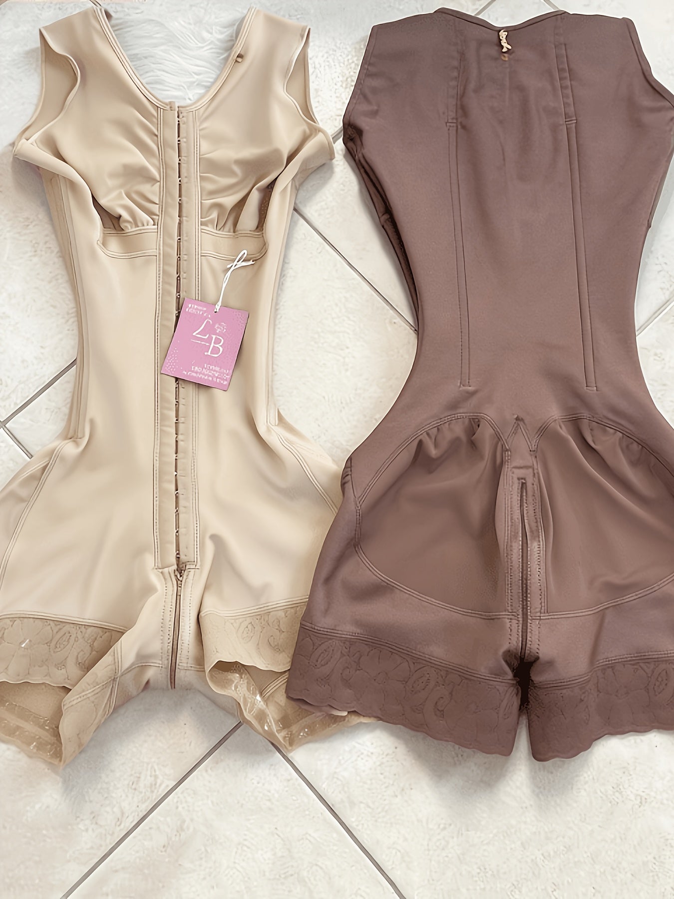Women’s Shapewear Briefs - Tummy Control Support – Light Beige – view 6