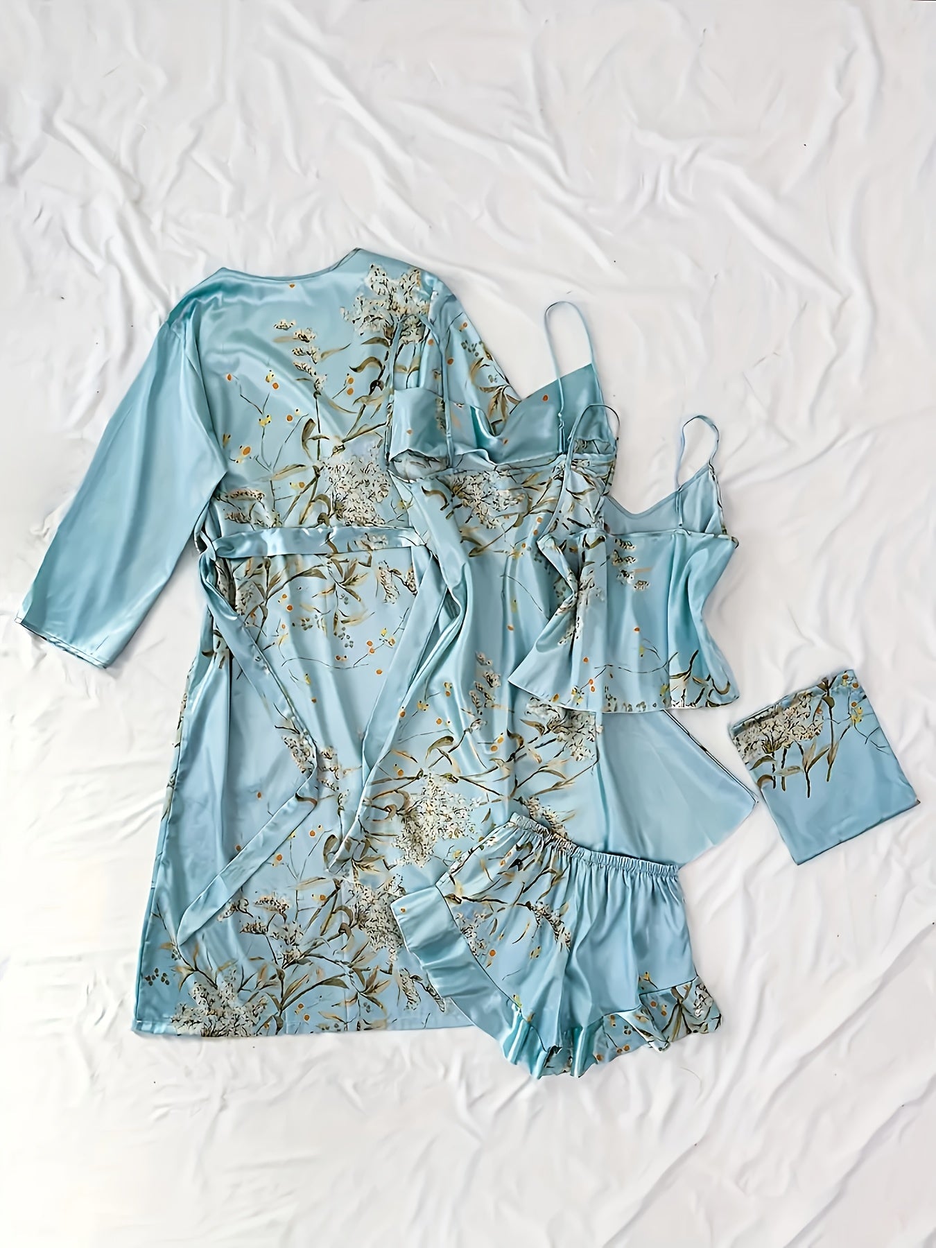 Women's Shorts Outfit Set - Printed – Rose – view 14