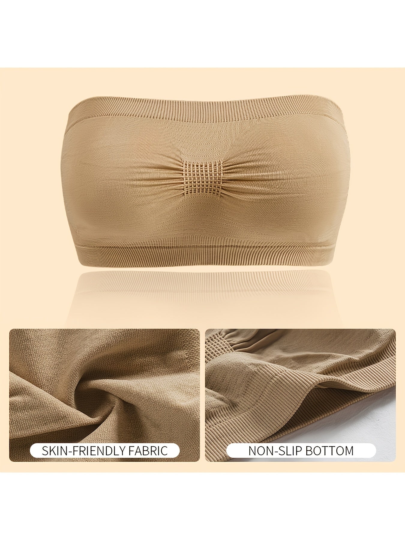 Women's Strapless Wireless Bra - 5-Pack Seamless, Wireless – view 18