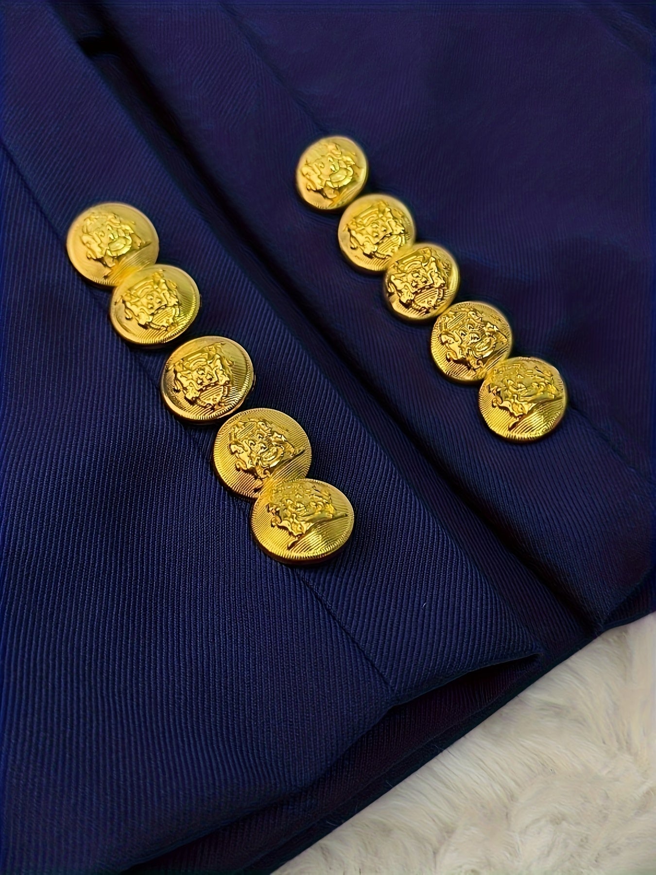 Women's Versatile Double-Breasted Blazer detail view