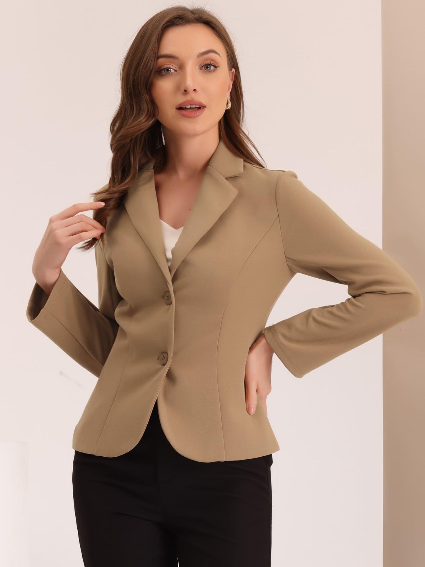 Women's Versatile Single-Breasted Blazer detail view
