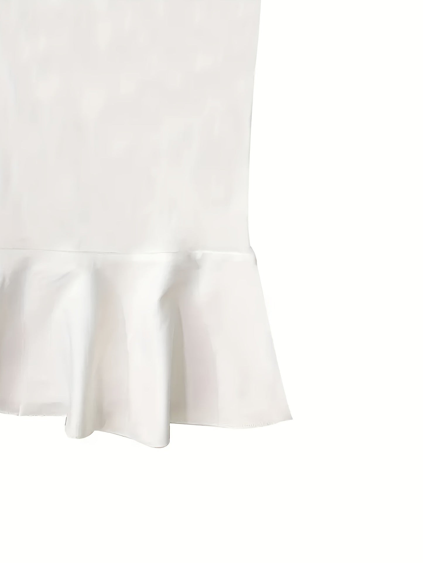 Women's White Evening Dress - Event Style – view 9