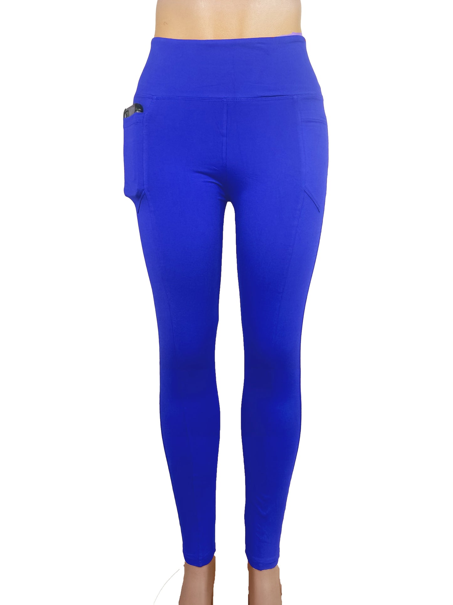 Women's Workout Leggings - High-Waist Printed detail view