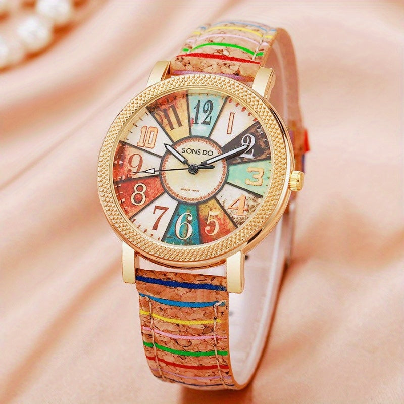 Fashion Colorful Casual Daily Watches Quartz Watch, Diverse Styles And Innovative Designs Fashion Analog Wrist Watch, Match Different Daily Outfits, Birthday Christmas New Year Gifts