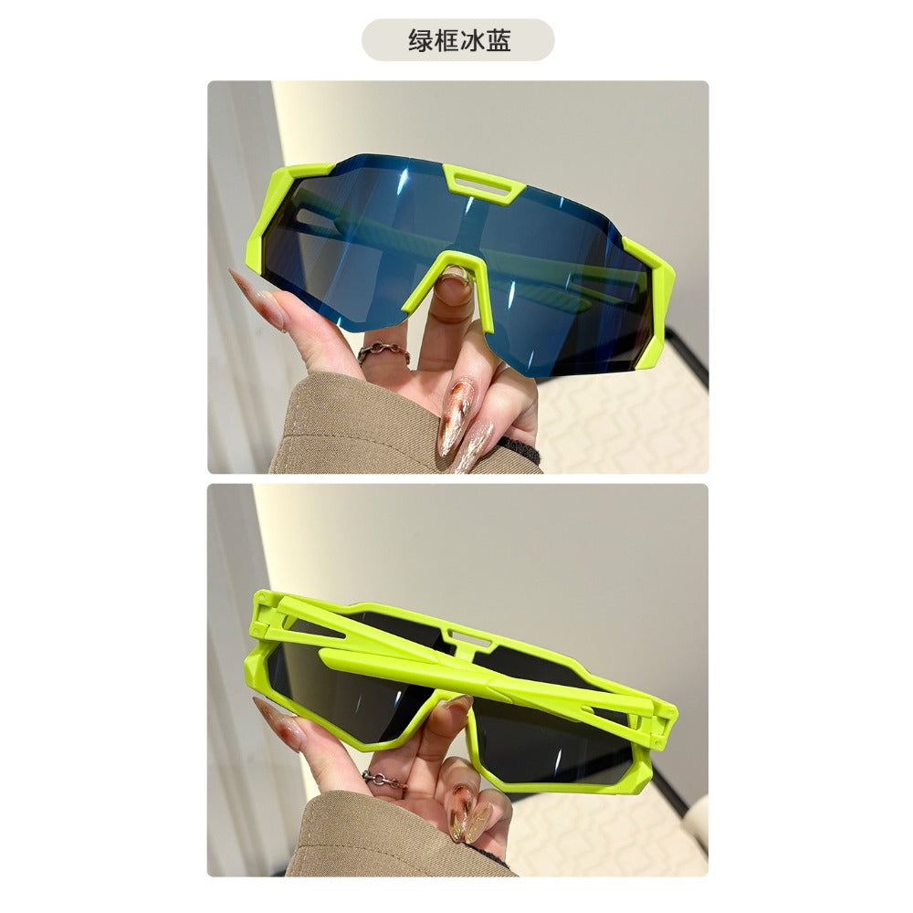 Set of 8 New Stylish Oversized Glasses for Outdoor Sports, Suitable for Both Men And Women, Perfect for Parties And Photos