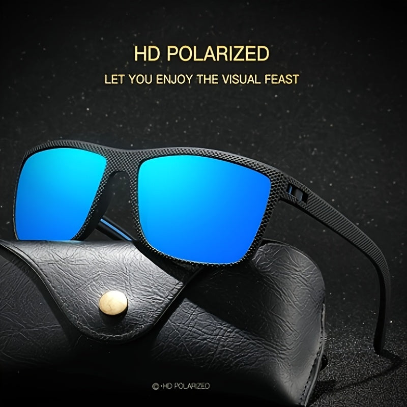 5pcs & Polarized Fashion Glasses - Protection & Polarized Lenses, TAC with Color Coating, Square Frame for Glare - for driving, Fishing, Beach, Outdoor Activities - Stylish Summer Eyewear (5pcs Bulk)