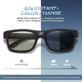 Polarized Photochromic, UV400 Protection, Quick Color Change, Lightweight & Durable, Perfect For Driving Fishing Casual Wear, Spring & Summer Outdoor Activities, Sports Style