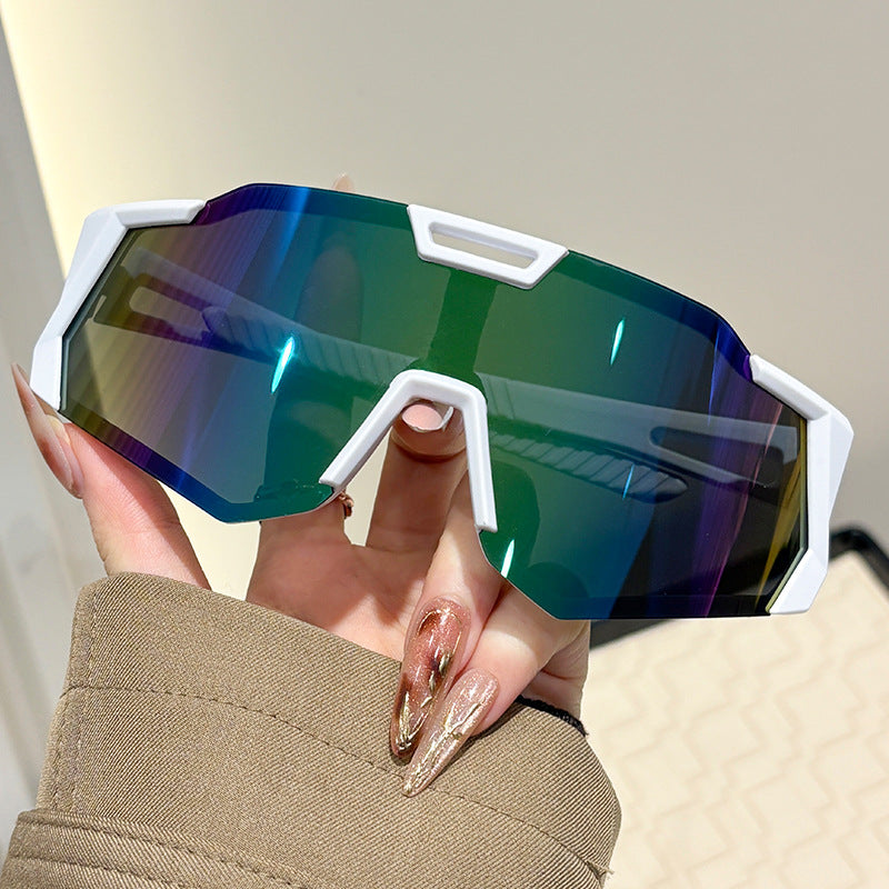 Set of 8 New Stylish Oversized Glasses for Outdoor Sports, Suitable for Both Men And Women, Perfect for Parties And Photos