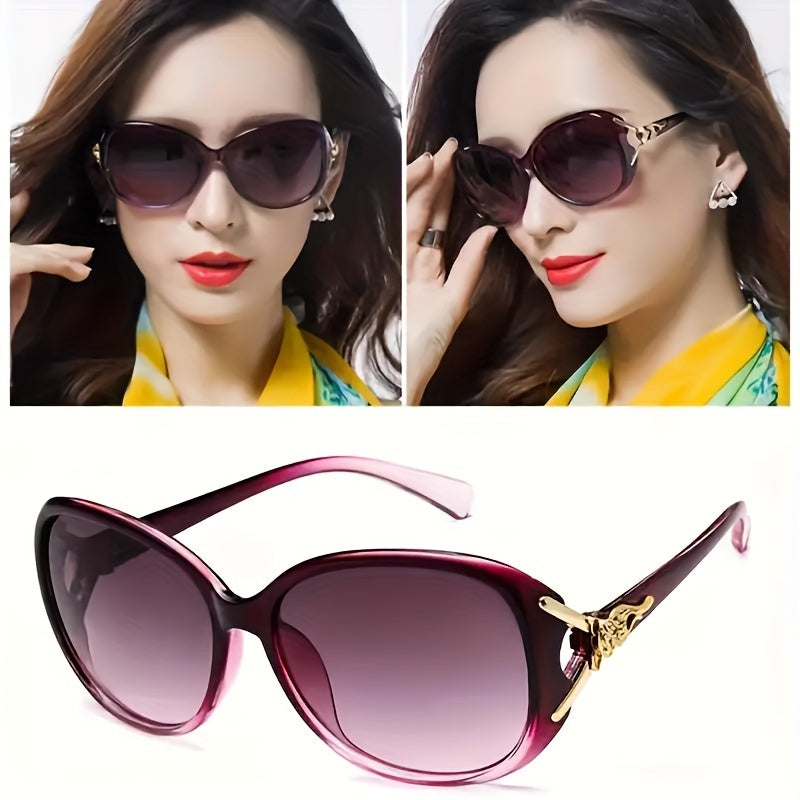 PALESHY 3pcs/6pcs Ladies Glasses Fashion Oversized Ladies Sunscreen Summer Anti-glare