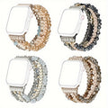 Elastic Adjustable Arrowhead Agate Watch Band Suitable For Apple Watch Ultra/Ultra2/8/7/6/5/4/3/2/1/SE 38mm40mm41mm42mm44mm45mm49mm