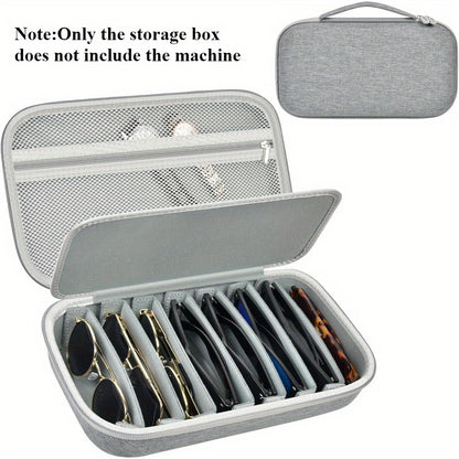 Sunglasses Organizer Case Travel Storage Bag Multi-Slot for Men Women – Portable Protective Eyewear Holder, 2 4 6 Slot & Large Options, Black Brown Grey Pink