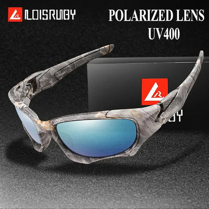 Polarized Sports Sunglasses UV400 - Lightweight PC Wrap Frame for Men Women, Anti-Glare Cycling Running Hiking Driving Sunglasses, Durable Outdoor Athletic Eyewear in Multiple Colors