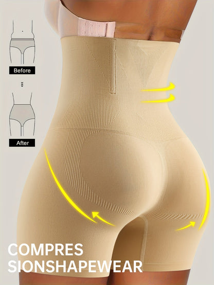 1-Pack Women's High-Waist Shapewear Briefs - Firm Tummy-Control Smoothing – Black Colorway 95077 detail view