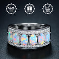 [Floral Ring Design] 925 Sterling Silver Women's Ring - Elegant Floral Design, Sparkling Accents, Perfect for Parties, Gifts, And Daily Wear. Daily Wear Ring - Floral Ring Design