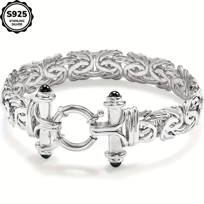 925 Sterling Silver Classic Women's Bracelet | Event/ Graduation/ Valentine's Day Exclusive Jewelry, Special Occasion Gift Box, Gratitude Gift, Suitable as a Birthday, Christmas Gift or as a Graduation Gift for Loved Ones.