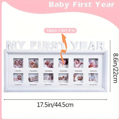 12-Month Baby Milestone Photo Frame - First-Year Photo Display – view 2