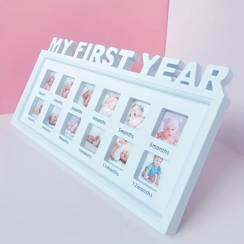 12-Month Baby Milestone Photo Frame - First-Year Photo Display – view 4