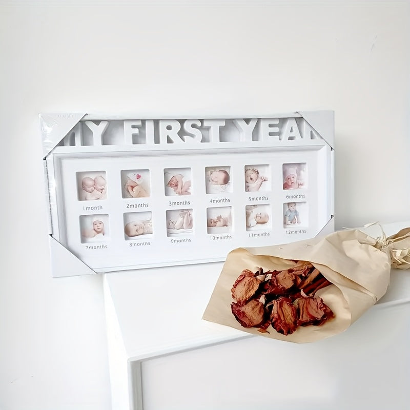 12-Month Baby Milestone Photo Frame - First-Year Photo Display – view 6
