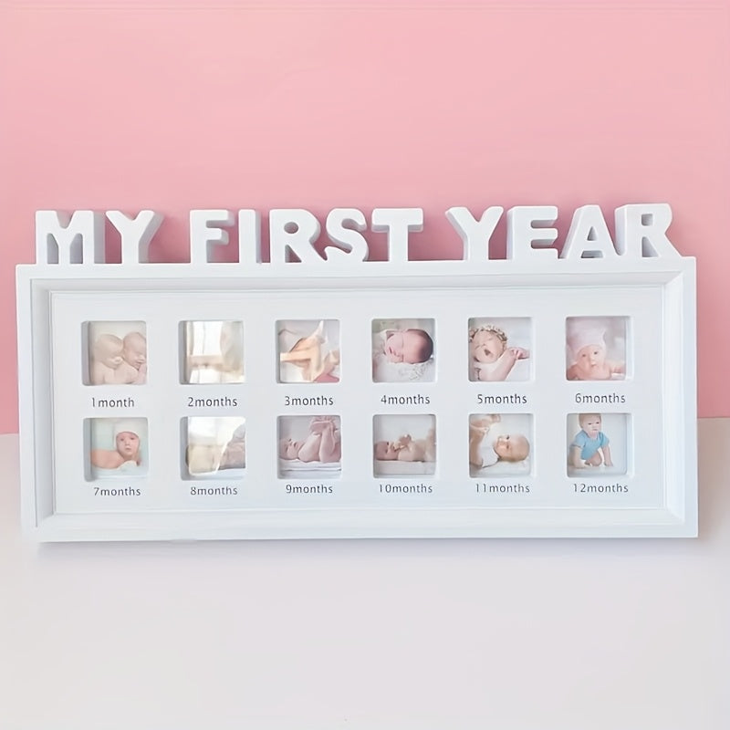 12-Month Baby Milestone Photo Frame - First-Year Photo Display – view 8