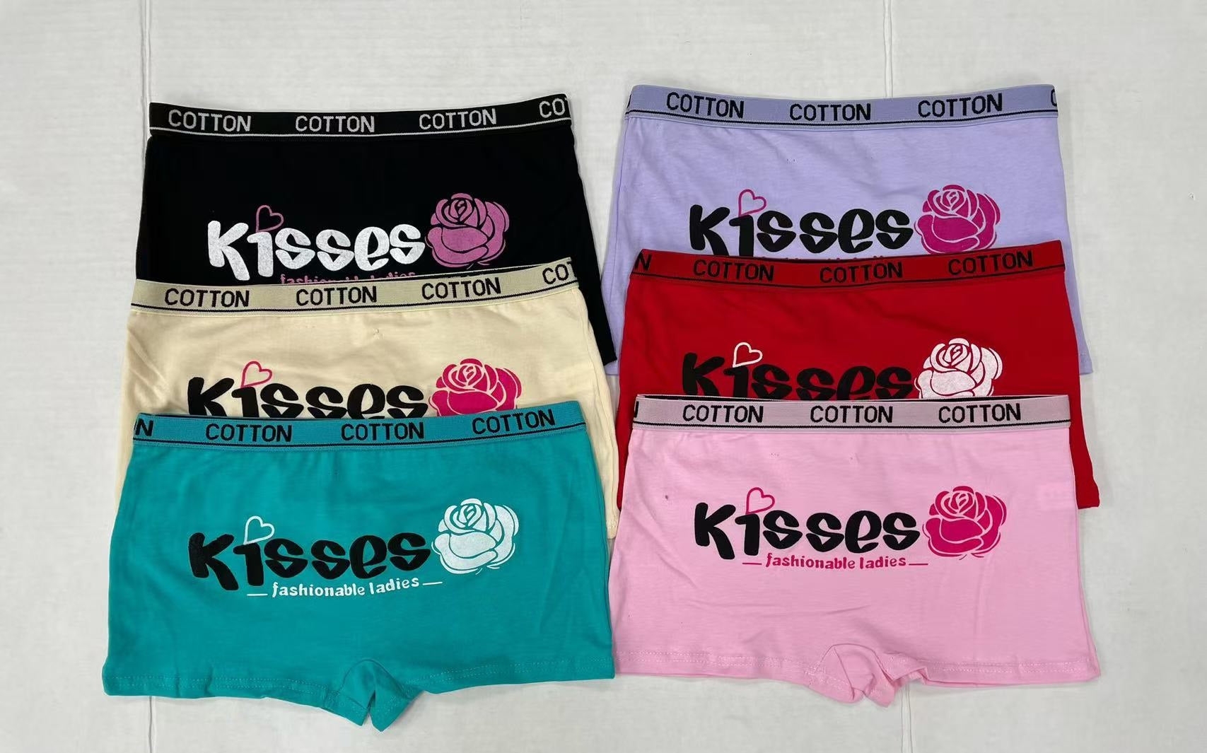 12-Pack Women's Cotton Boyshort Panties - Soft Breathable Assorted Colors – view 6