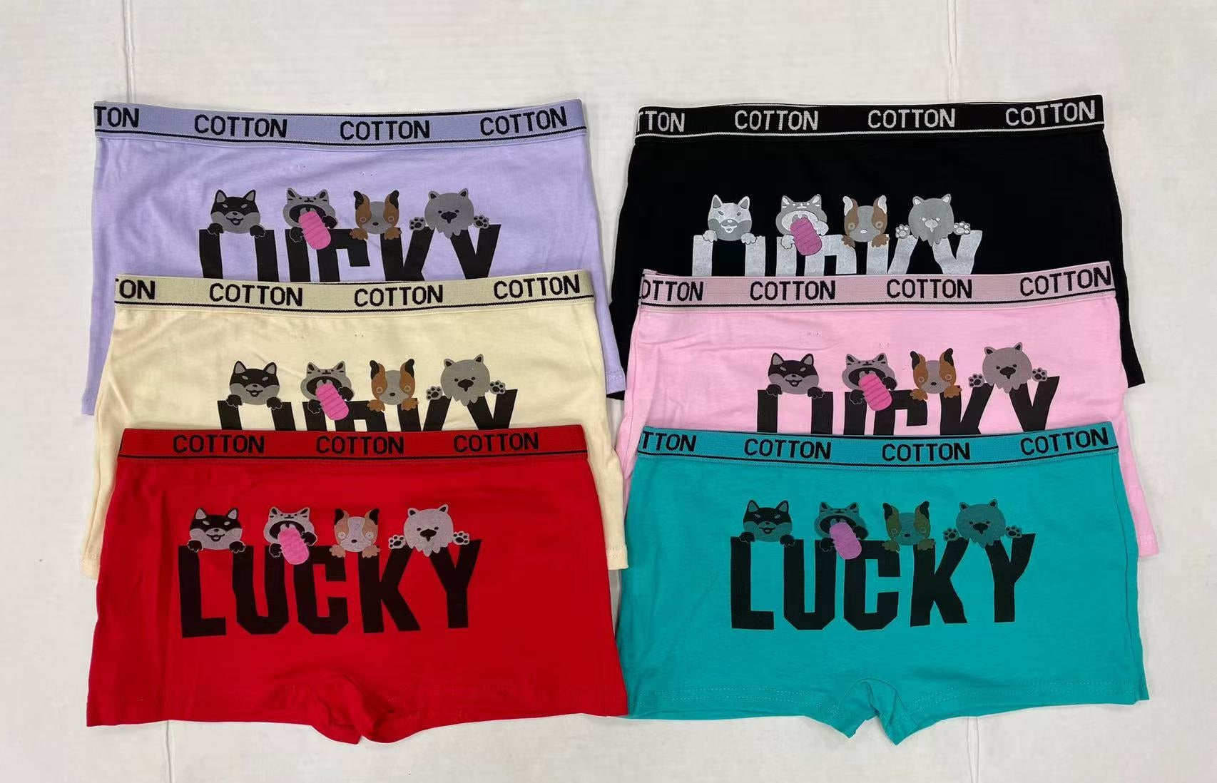 12-Pack Women's Cotton Boyshort Panties - Soft Breathable Assorted Colors – view 7