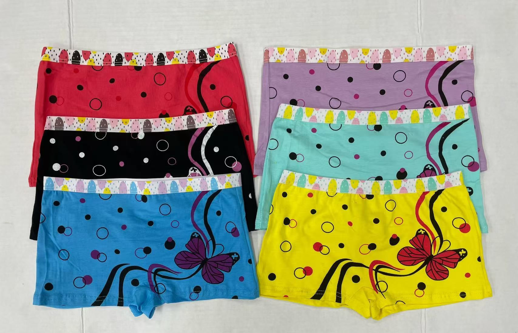 12-Pack Women's Cotton Boyshort Panties - Soft Breathable Assorted Colors – view 8