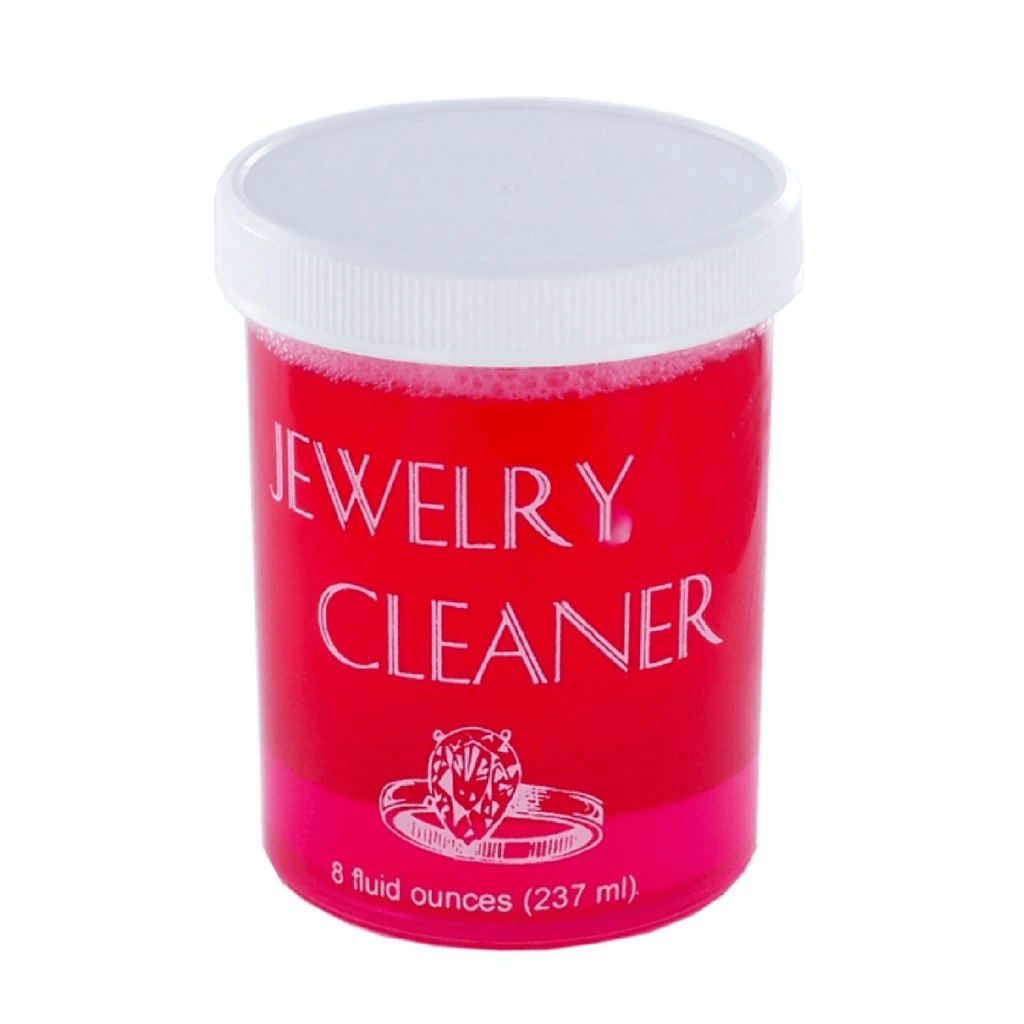 JSP Jewelry Cleaner 8 fl oz – Gold, Silver & Platinum Dip with Brush & Cloth – Fast Acting