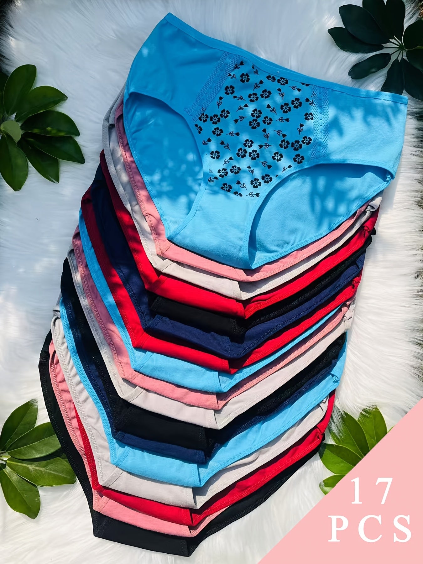 17-Pack Women's Bikini Briefs - Soft Seamless Everyday Comfort – main product image
