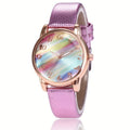 Women's Watch Graphic Color Quartz Watch Elegant Fashion Analog Wrist Watch Gifts
