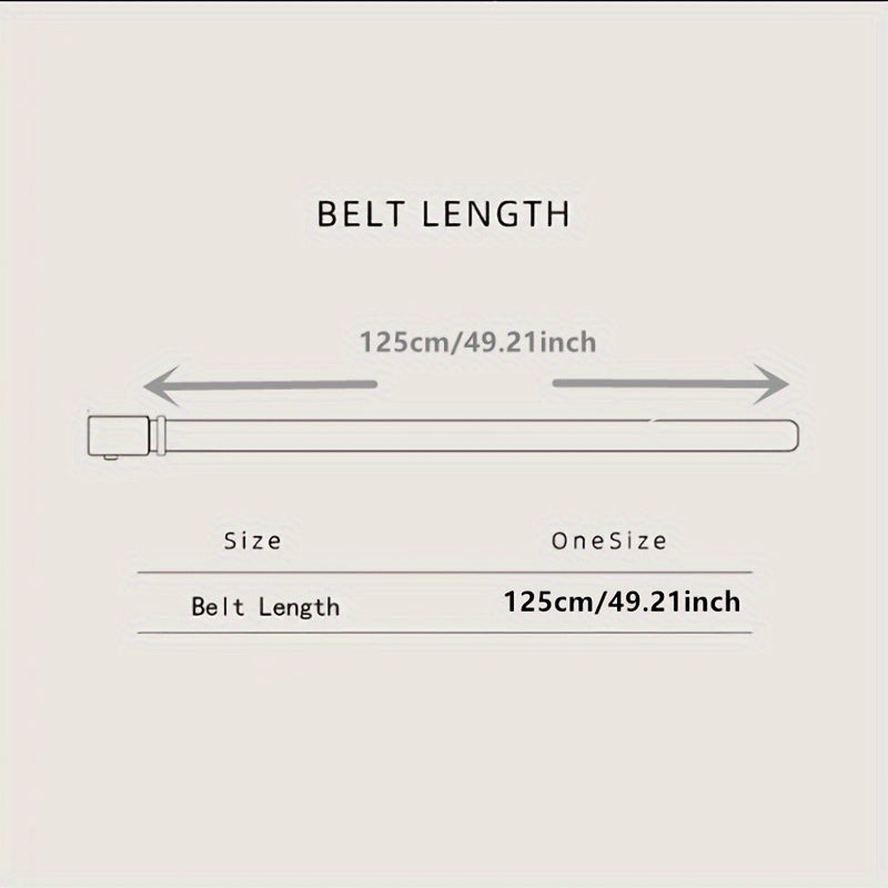 Elegant Men's Faux Leather Belts with Automatic Buckle - Versatile Casual & Business Accessory in Multiple Colors (Blue, Red, Green, Yellow, Brown, Gray, White, Blue-Gray) - Ideal Gift for Him