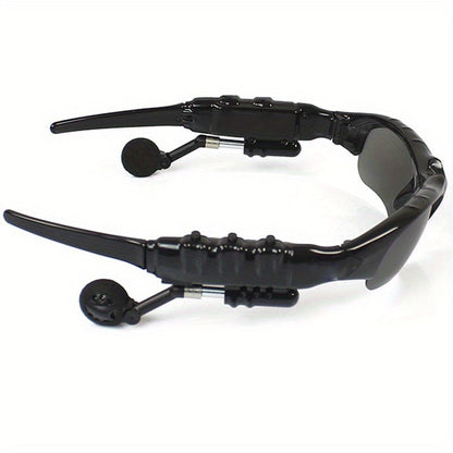 Smart Glasses Bluetooth Wireless Headphones - Open Ear Audio Hands-Free Calls Music Navigation Noise Cancelling Mic Driving Outdoor Men Women
