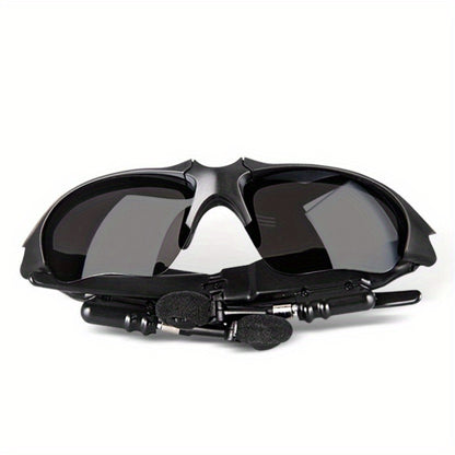 Smart Glasses Bluetooth Wireless Headphones - Open Ear Audio Hands-Free Calls Music Navigation Noise Cancelling Mic Driving Outdoor Men Women