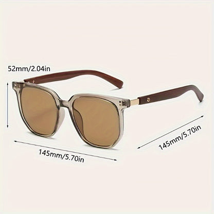 Polarized Sunglasses TR Frame for Men & Women – Vintage Stud Detail Hybrid Spectacle Retro Street Style Eyewear, Lightweight Unisex Design for Outdoor, Driving & Travel