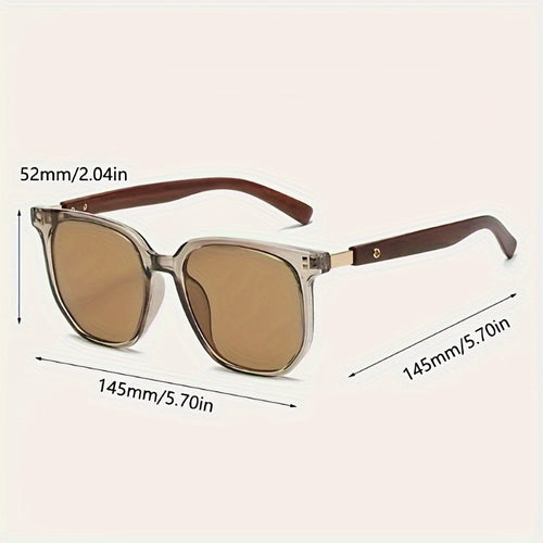 Polarized Sunglasses TR Frame for Men & Women – Vintage Stud Detail Hybrid Spectacle Retro Street Style Eyewear, Lightweight Unisex Design for Outdoor, Driving & Travel