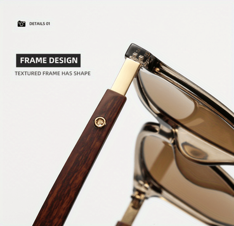 Unisex Vintage-Style Sunglasses With Stud Detail, Fashion Street Style, Suitable For Outdoor Driving And Travel