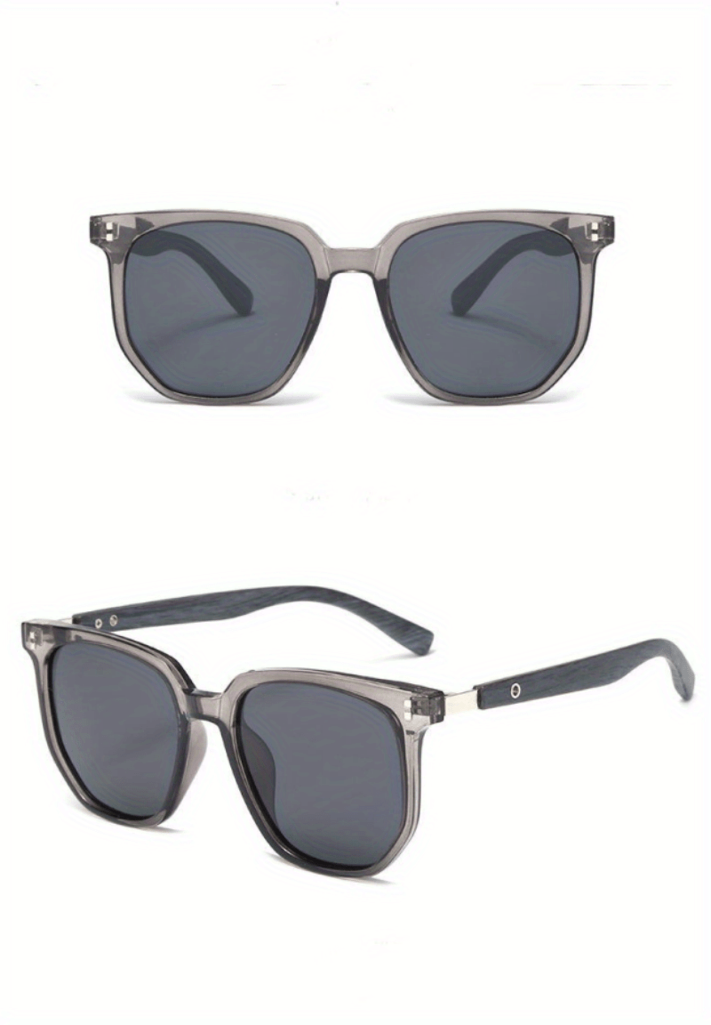 Polarized Sunglasses TR Frame for Men & Women – Vintage Stud Detail Hybrid Spectacle Retro Street Style Eyewear, Lightweight Unisex Design for Outdoor, Driving & Travel