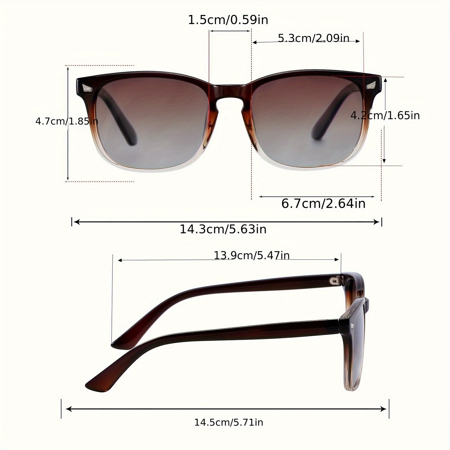 Polarized Driving Sunglasses Unisex Vintage Style UV400 Protection Lightweight Comfortable Eyewear for Men and Women with Protective Case