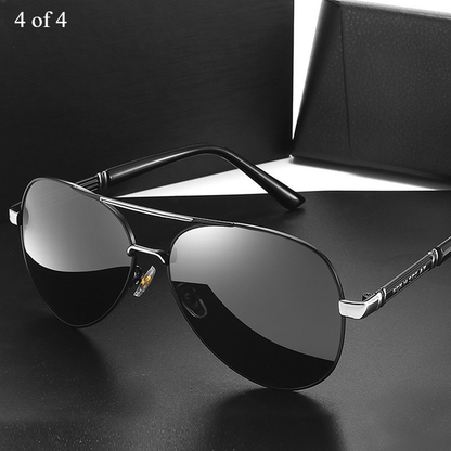 Polarized Sunglasses for Men Women - Double Bridge UV400 Protection Fashion Eyewear Anti Glare Driving Hiking Fishing Gift