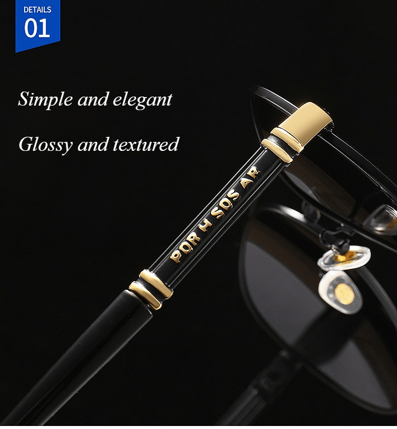 Polarized Sunglasses for Men Women - Double Bridge UV400 Protection Fashion Eyewear Anti Glare Driving Hiking Fishing Gift