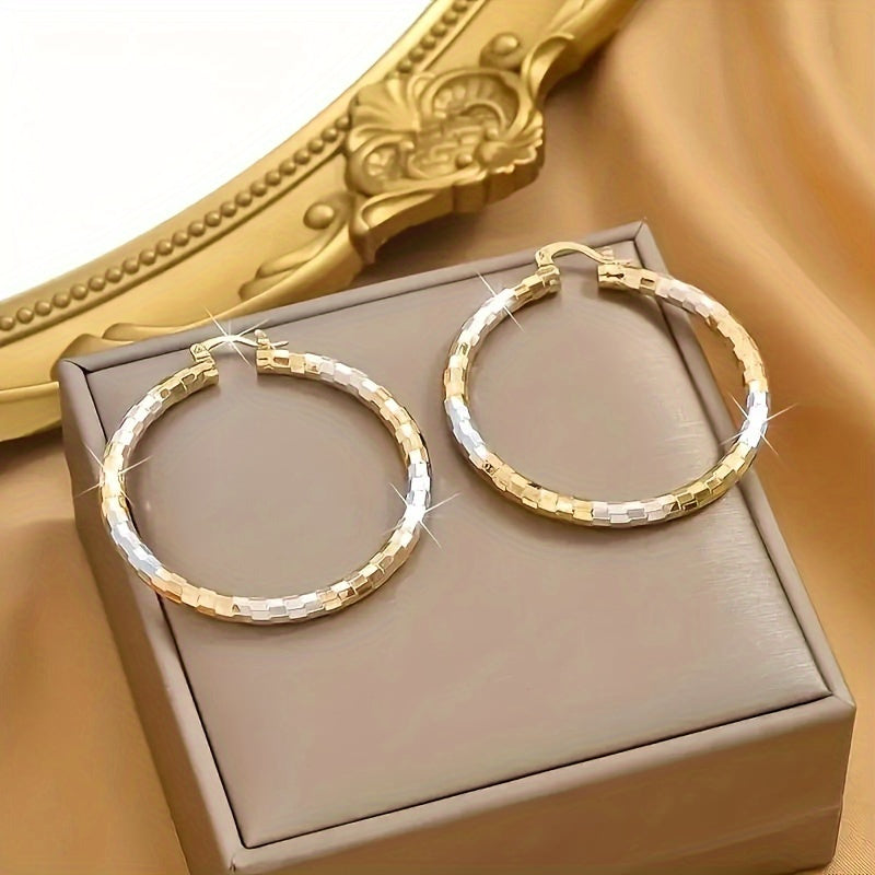 4 Pairs/Set of Charming Earrings - Antique Pendant - Uniquecircle&Geometry Mix, Suitable for Daily Fashion Or Party Style - Durable And Eye-Catching Additions