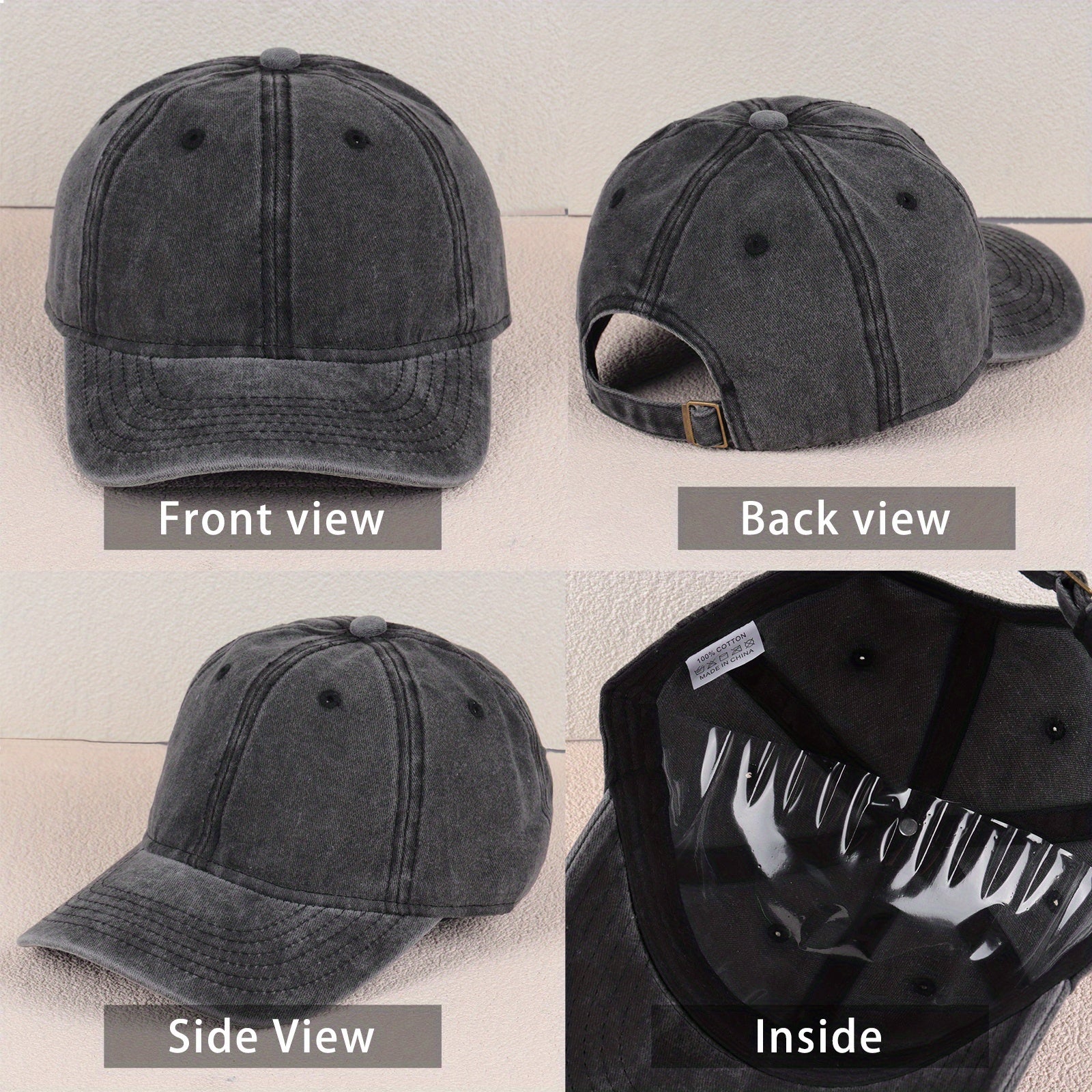LIFE IS BETTER with DOGS Embroidered Cotton Baseball Cap - Vintage Washed Soft Stretchy Breathable Unisex Dad Hat with Adjustable Snapback, Lightweight Casual Outdoor Sports Hat, Perfect Gift for Dog Lovers & Mother’s Day, Dog Hats, Pet Lover Gear, Playfu