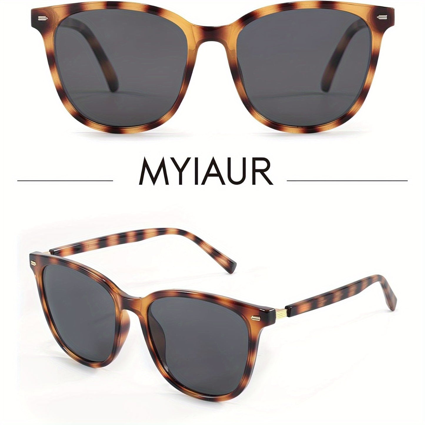 Polarized Sunglasses Women Mirrored Lens Large Oversized Frame UV Protection Trendy Fashion Shades Multiple Colors Brown Pink Gray Tortoiseshell Green Blue