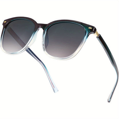 Polarized Sunglasses Women Mirrored Lens Large Oversized Frame UV Protection Trendy Fashion Shades Multiple Colors Brown Pink Gray Tortoiseshell Green Blue