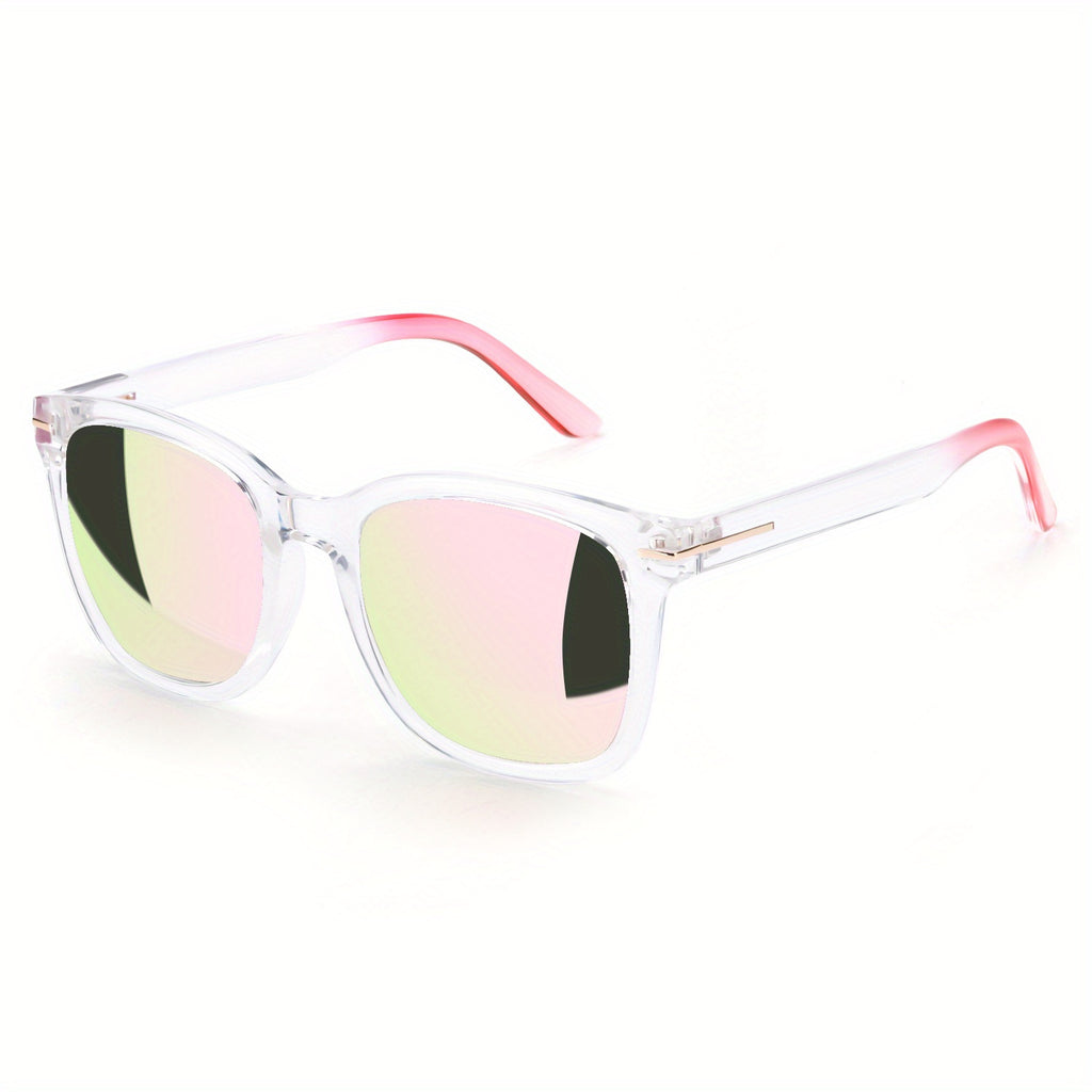 Enafad Classic Polarized Glasses for Women – Trendy Oversized Square Mirrored Fashion Shades with UV400 Protection